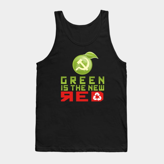 Green is the new Red Tank Top by Conservatees